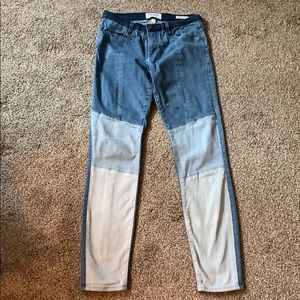 Frame Denim Tri-Color Jeans